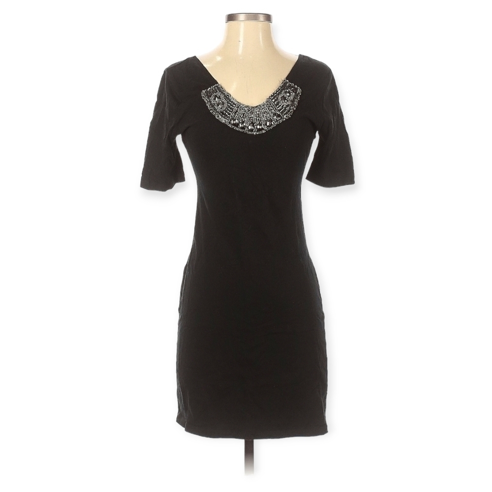 Xhilaration Black Embellished Dress Size‎ M